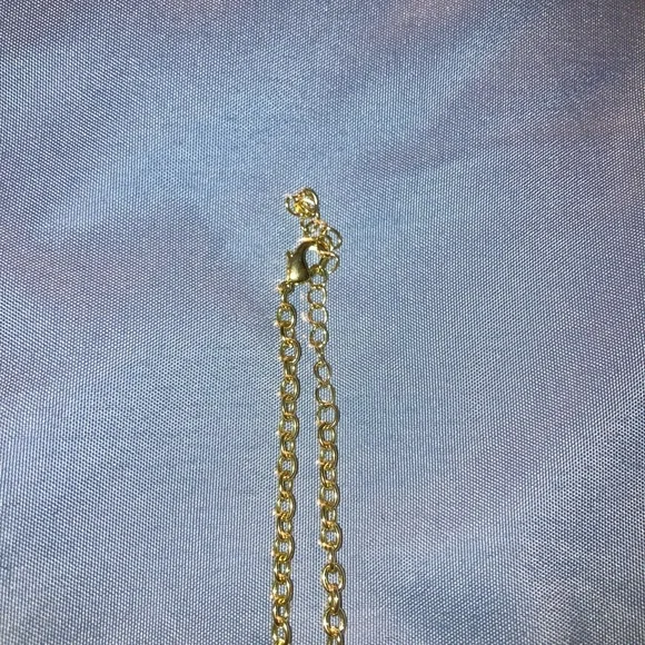 Olympics Gold-Tone Pave Crystal Pendant Necklace - Women Jewelry - Picture 3 of 4